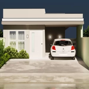 Casa com 2 quartos, 1 suite, caas pequena, projeto de casa pequena
