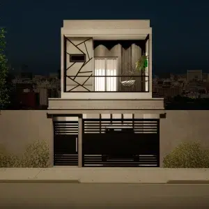 Casa 5x25 casa pequena, casa com 2 suíte, lavanderia, área gourmet. escritorio, sala de estar, casa sobrado, sobrado simples, projeto de sobrado, casa baixo custo, projeto de casa simples, casa barata, lavabo, piscina